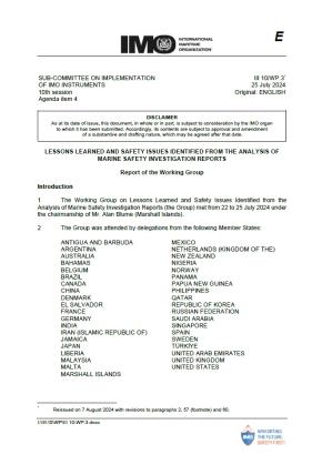 Lessons learned III 10