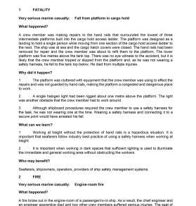 Lessons learned III 4